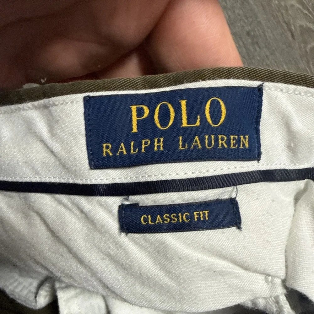 Polo Ralph Lauren Men's 46B x 30 Khaki Pants Casual Chino Dark Green
